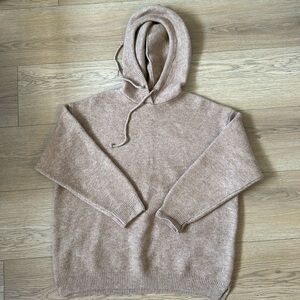 Tan GREY LAB hoodie sweater